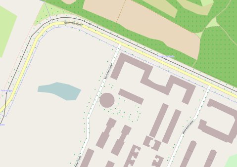 Poorely mapped streets exposed by the OGD tree cadastre